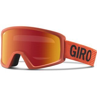 Giro Blok, glowing red monotone/amber scarlet - Skibrille