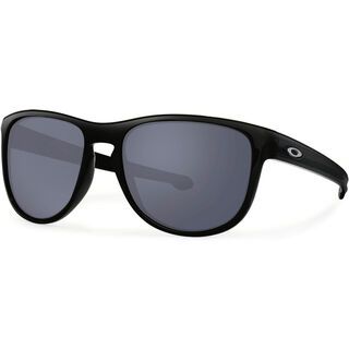 Oakley Sliver Round, matte black/Lens: grey - Sonnenbrille