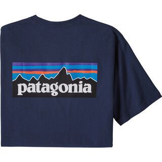 Patagonia Men's P-6 Logo Responsibili-Tee classic navy