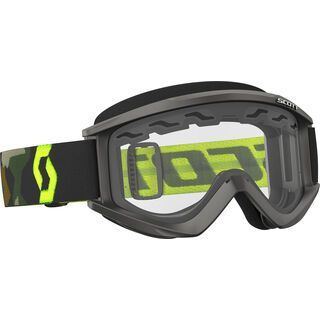 Scott Goggle Recoil Xi Enduro, grey/fluo yellow/Lens: clear - MX Brille
