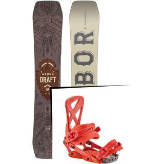 Set: Arbor Draft 2017 + Nitro Phantom 2017, diablo - Snowboardset