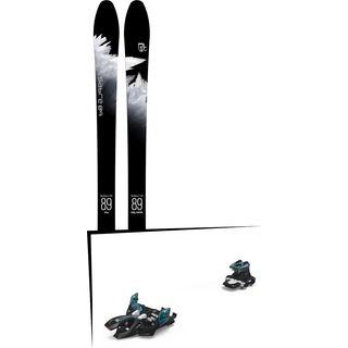 Set: Icelantic Sabre 89 2018 + Marker Alpinist 9 black/turquoise