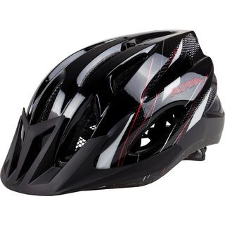 Alpina MTB 17, black white-red - Fahrradhelm