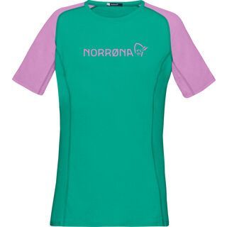 Norrona fjørå equaliser lightweight T-Shirt W's violet tuille/arcadia
