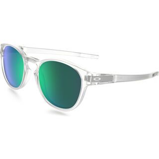 Oakley Latch, matte clear/Lens: jade iridium - Sonnenbrille