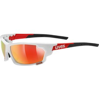 uvex Sportstyle 703, white red/Lens: mirror red - Sportbrille