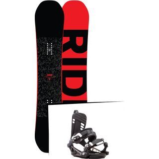 Set: Ride Machete 2017 + K2 Cinch CTX 2017, black - Snowboardset