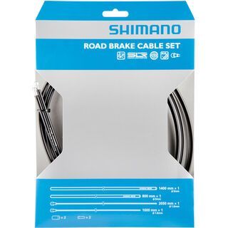 Shimano Bremszug-Set Road Sil-Tec beschichtet schwarz