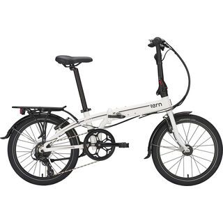 Tern Link C8 2016, white/black - Faltrad