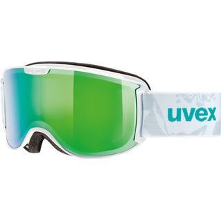 uvex skyper FM, white mint/Lens: mirror green - Skibrille