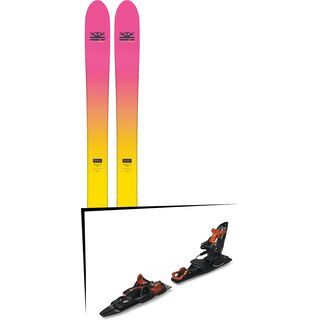 Set: DPS Skis Yvette 112 RP2 Foundation 2018 + Marker Kingpin 13 Demo black/copper