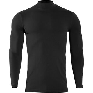 Iron-ic Cashmere Shirt with High Collar and Long Sleeves - Man black