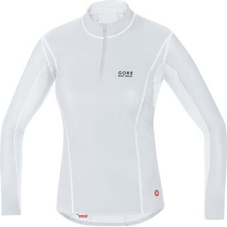 Gore Bike Wear Base Layer Windstopper Lady Turtleneck, light grey white - Unterhemd