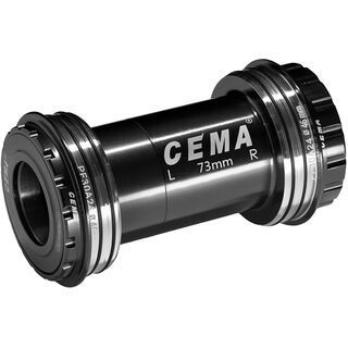 CEMA PF30 Interlock Shimano - Edelstahl black