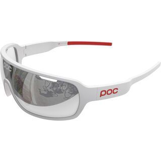 POC DO Blade, white/red/Lens: violet/silver mirror - Sportbrille