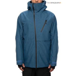 686 Men's GLCR Hydra Thermagraph Jacket, blue storm heather - Snowboardjacke