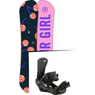 Set: Ride OMG 2017 + Nitro Ivy 2017, darkness - Snowboardset