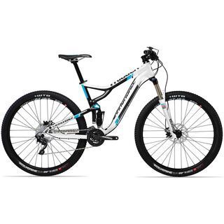 Cannondale Trigger 29er 3 2013, magnesium white w/ jet black and ultra blue accents gloss - Mountainbike