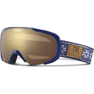 Giro Compass, navy nordic/amber gold - Skibrille
