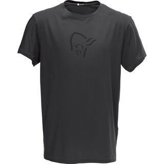 Norrona /29 cotton logo T-Shirt (M), caviar black - T-Shirt