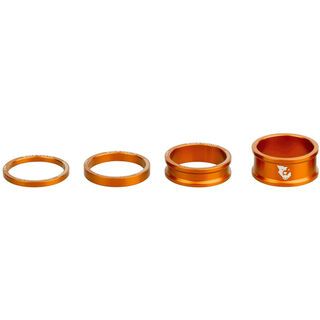 Wolf Tooth Precision Headset Spacers - 3/5/10/15 mm Kit orange