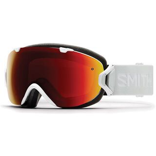 Smith I/OS inkl. WS, white vapor/Lens: cp sun red mirror - Skibrille