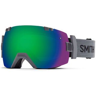 Smith I/Ox + Spare Lens, charcoall/green sol-x mirror - Skibrille