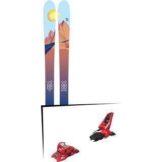 Set: Icelantic Oracle 88 2018 + Marker Squire 11 ID red