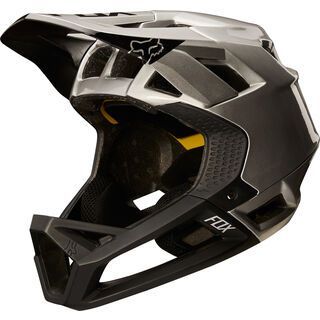 Fox Proframe Helmet Moth, black/silver - Fahrradhelm
