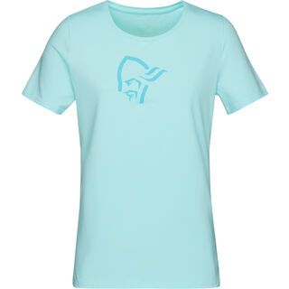 Norrona /29 cotton logo T-Shirt (W), aqua splash - T-Shirt