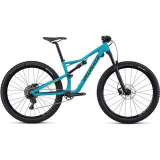 Specialized Woman's Camber FSR Comp 650B 2017, turquoise/hy green/black - Mountainbike