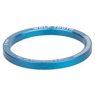 Wolf Tooth Precision Headset Spacers - 3 mm blue