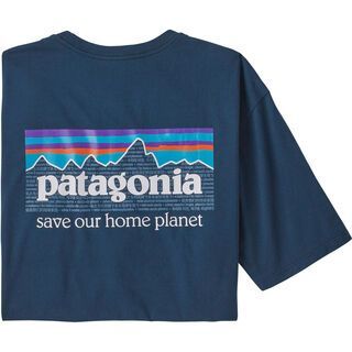 Patagonia Men's P-6 Mission Organic T-Shirt tidepool blue