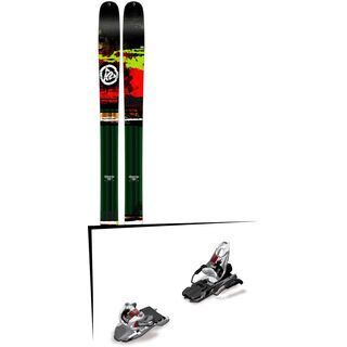 K2 SKI Set: Shreditor 102 2015 + Marker Free Ten