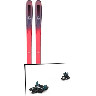 Set: Salomon QST Myriad 85 2018 + Marker Alpinist 9 black/turquoise