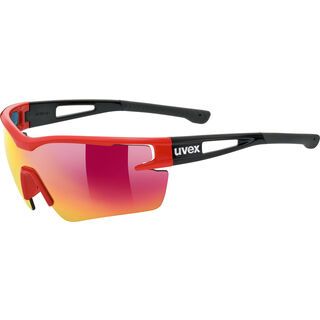 uvex sportstyle 116 inkl. WS, red black mat/Lens: mirror red - Sportbrille