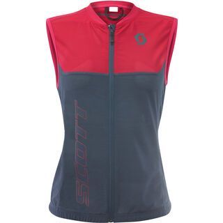 Scott Actifit Plus Light Vest Women, nightfall blue/ruby red - Protektorenweste