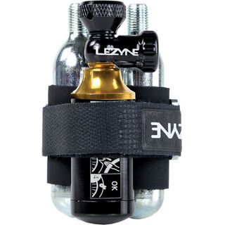 Lezyne Tubeless CO2 Blaster 2x 20 g black/gold