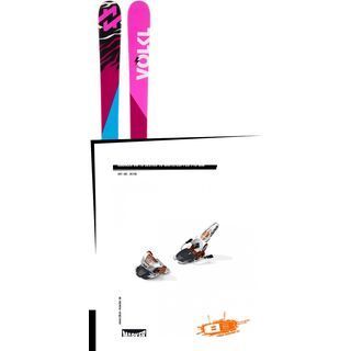 Set: Völkl Pyra 2017 + Marker Jester 16 09/10, White/Copper - Skiset