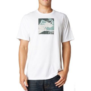 Fox Grisler SS Tee, optic white - T-Shirt