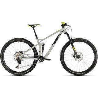 Cube Stereo 120 Race 29 2020, lightgrey´n´flashyellow - Mountainbike