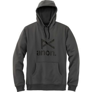 Anon Mens Stacked Pullover, Grey - Hoodie