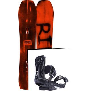 Set: Ride Warpig Large 2017 + Ride Capo 2017, black - Snowboardset