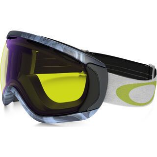 Oakley Canopy, Burnt Out Gunmetal/H.I. Yellow - Skibrille