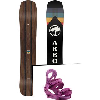 Set: Arbor A-Frame 2019 + Burton Stiletto hot purple