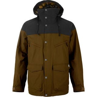 Burton Hellbrook Jacket , Woody/True Black - Snowboardjacke
