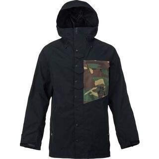 Analog Zenith Jacket, true black/surplus camo - Snowboardjacke