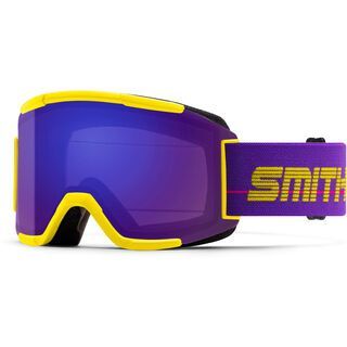 Smith Squad inkl. WS, yellow 93/Lens: cp everyday violet mir - Skibrille