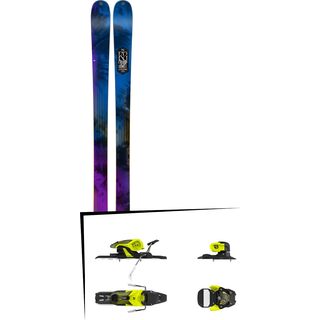 Set: K2 Sight 2016 + Salomon Warden 11 90 mm, yellow black - Skiset