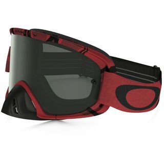 Oakley O2 MX, intimidator blood red/Lens: dark grey - MX Brille